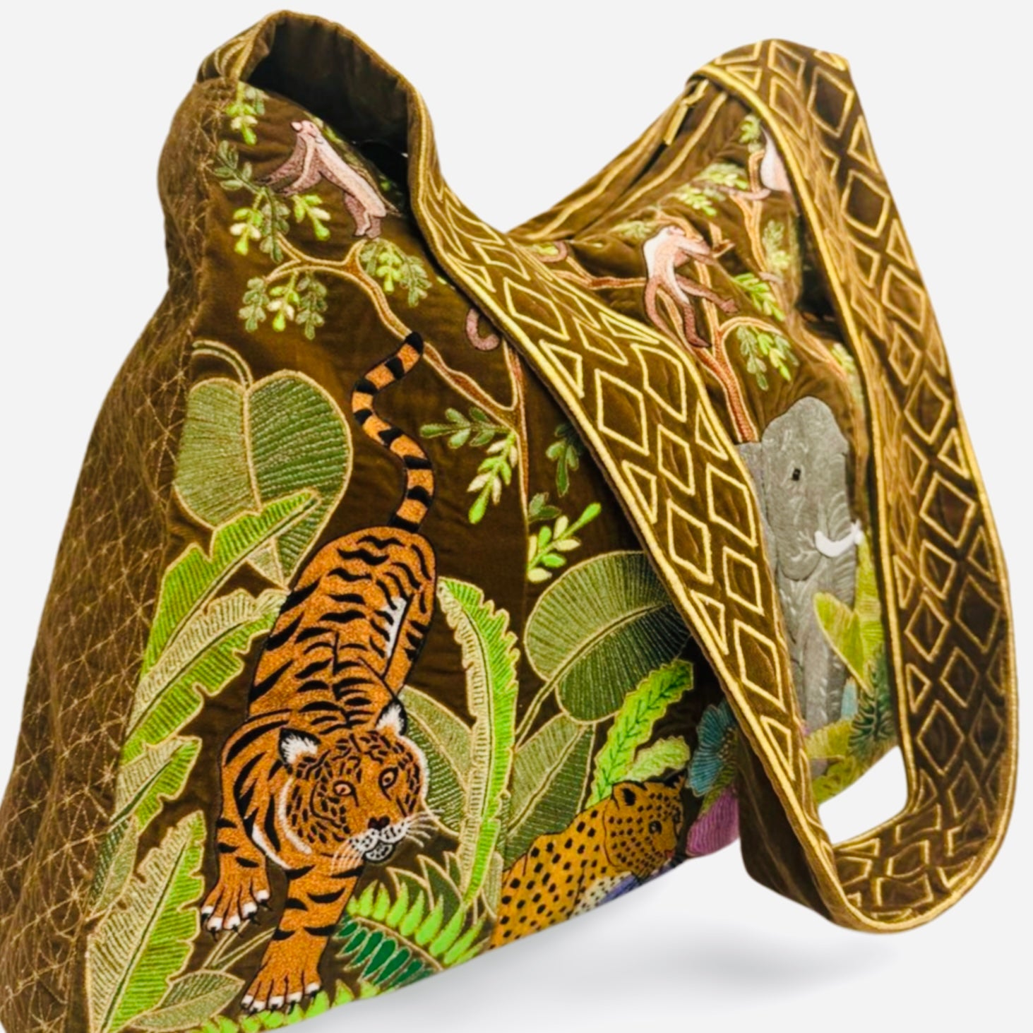 The Paloma Luxe Hobo Bag - Golden Brown