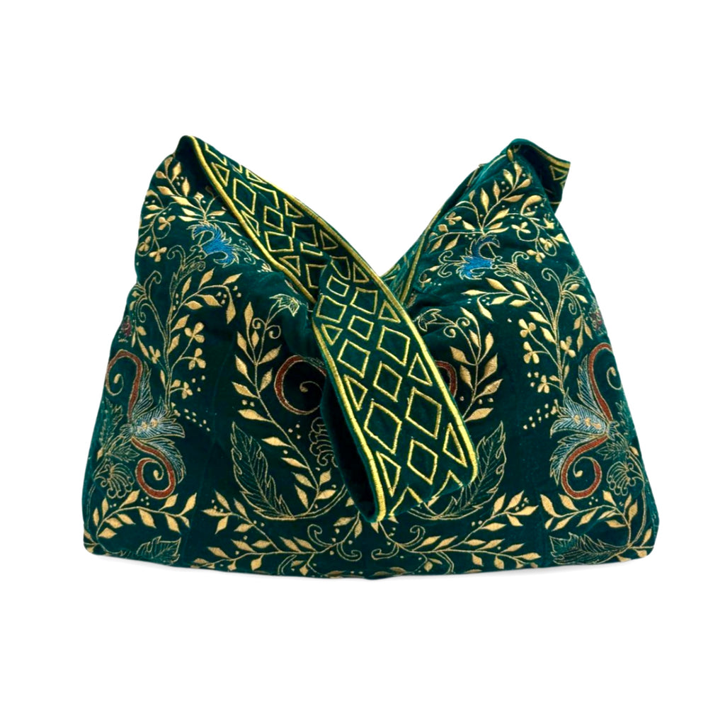 The Arabella Tote - Deep Green