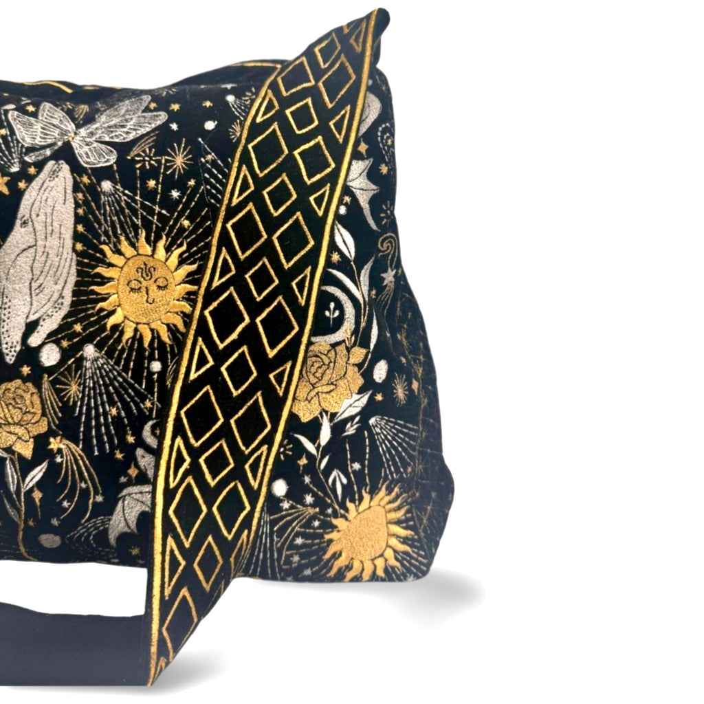 The Sitara Luxe Tote - Black