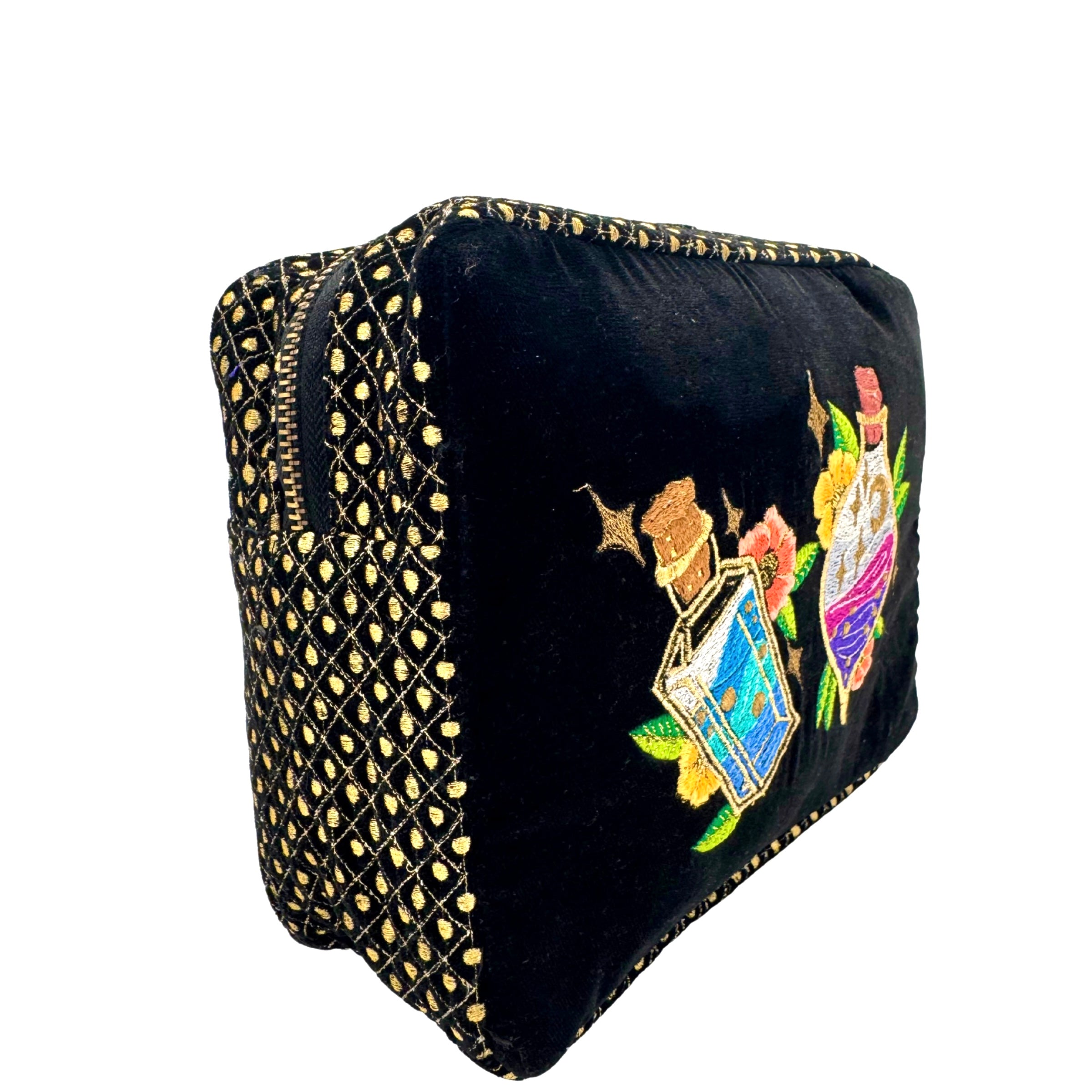 The Potions Luxe Pouch - Inky Black