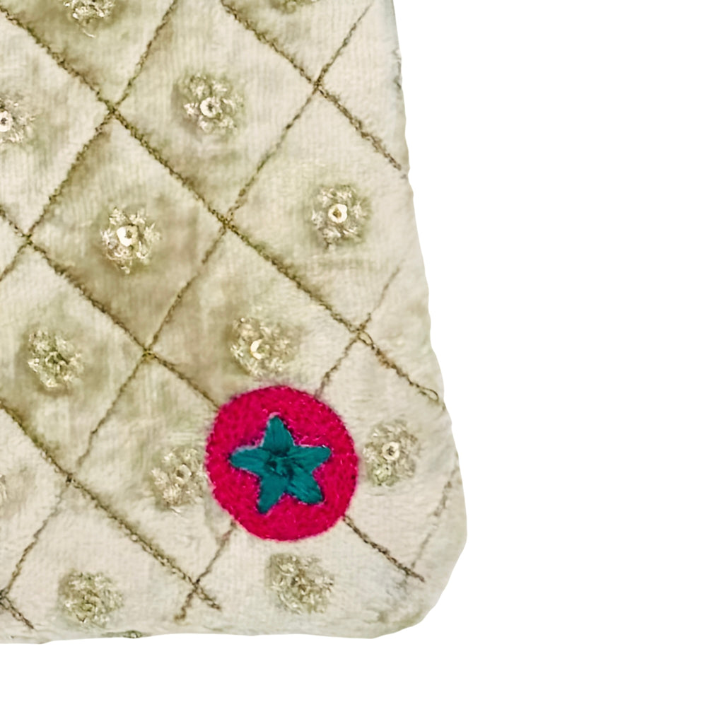 The Celeste Star Pouch - Sea Foam