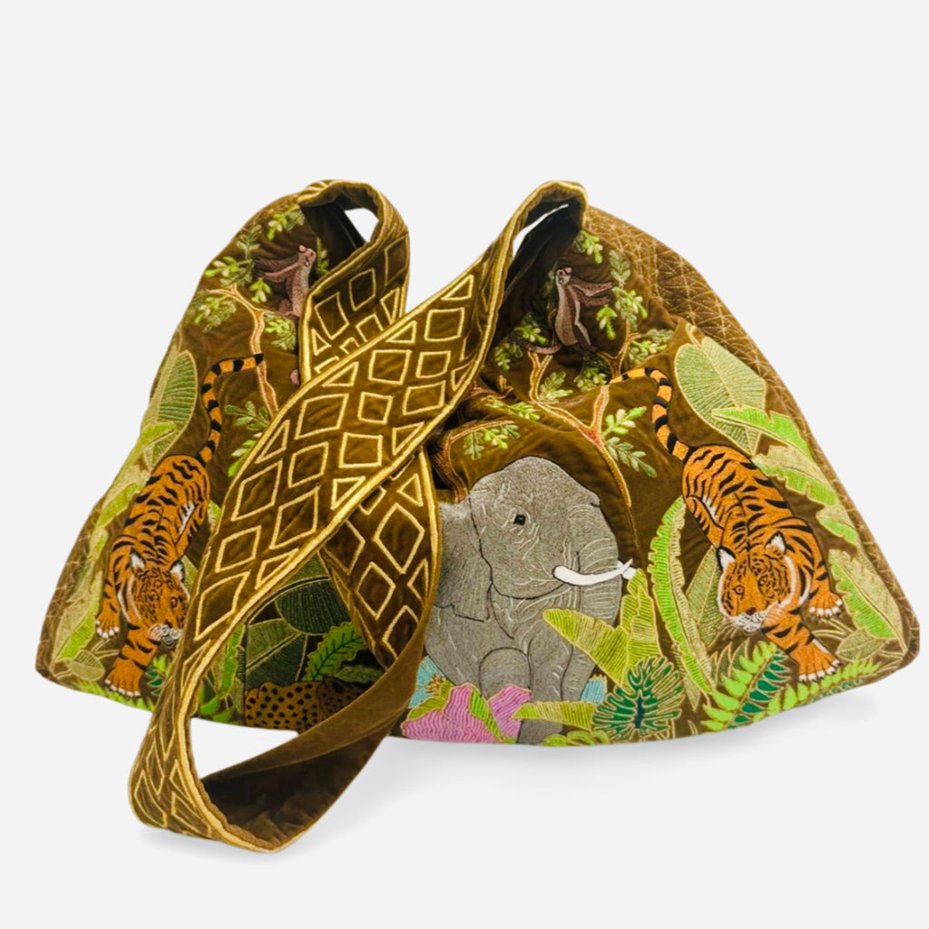 The Paloma Luxe Hobo Bag - Golden Brown