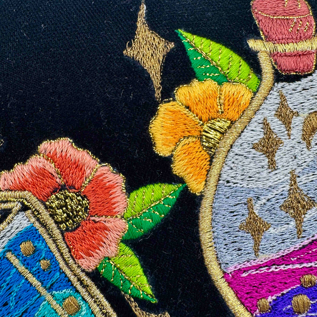 The Potions Luxe Pouch - Inky Black