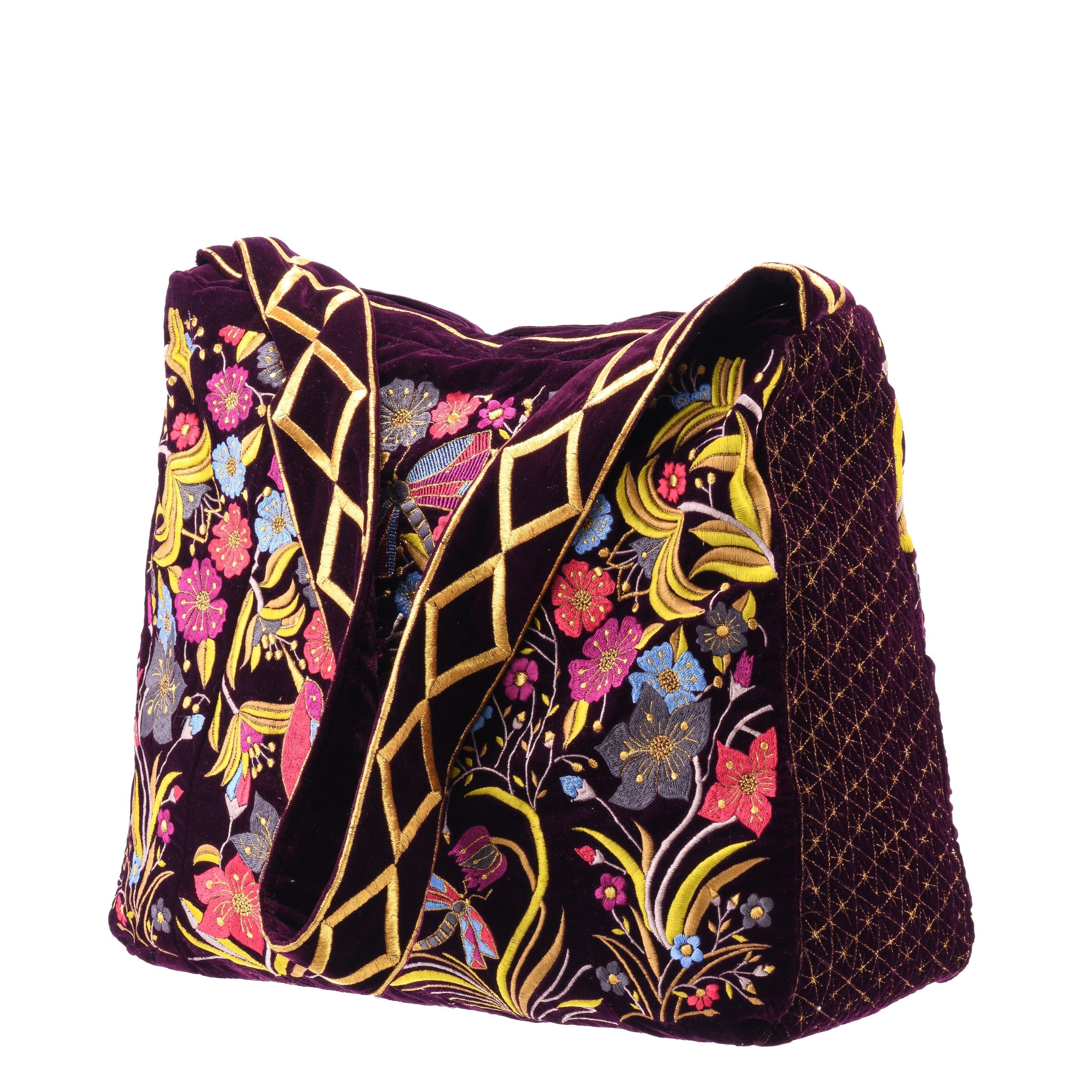 The Selena Luxe Tote Burgundy