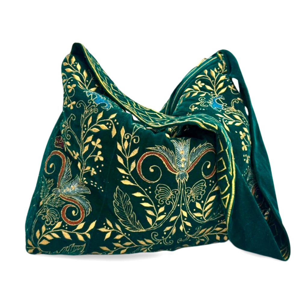 The Arabella Tote - Deep Green