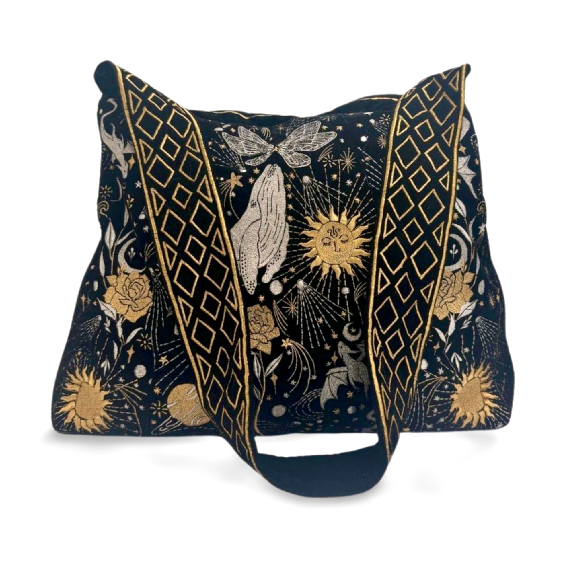 The Sitara Luxe Tote - Black