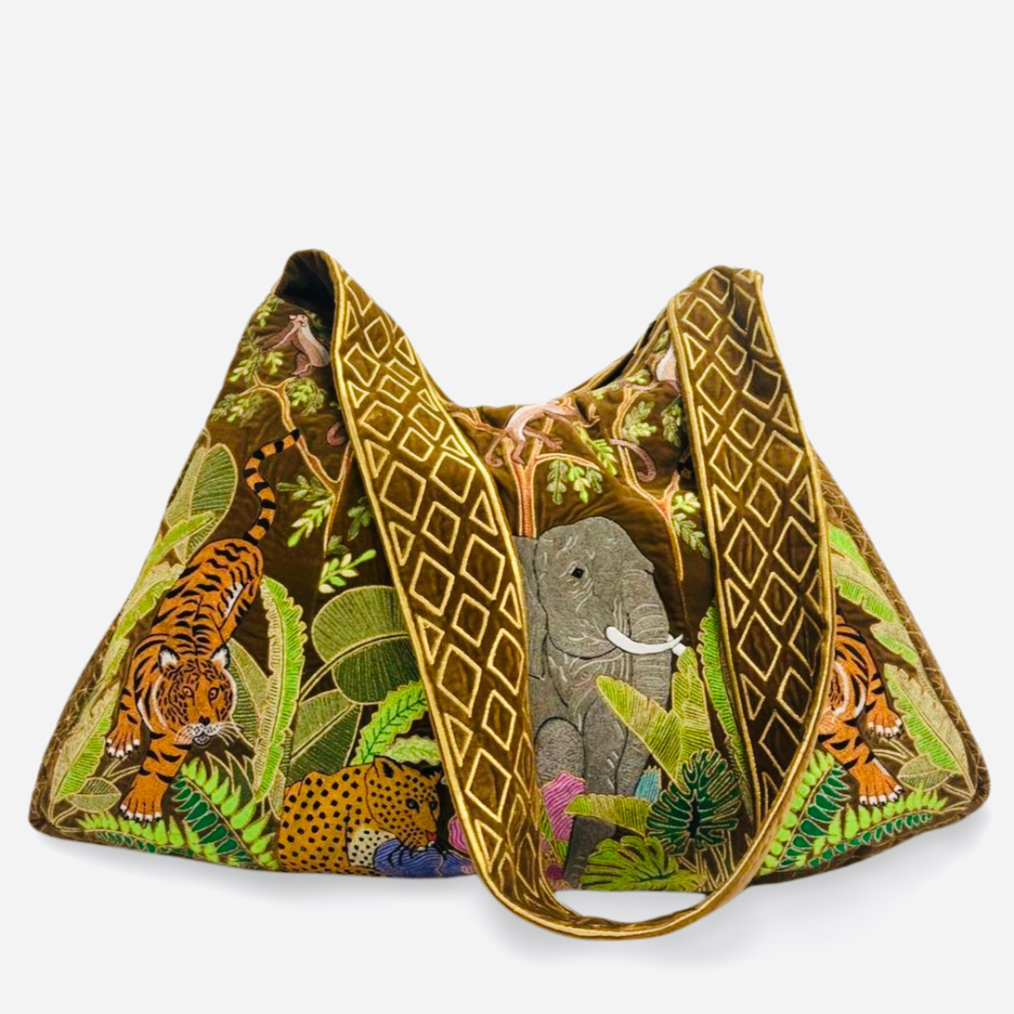 The Paloma Luxe Hobo Bag - Golden Brown