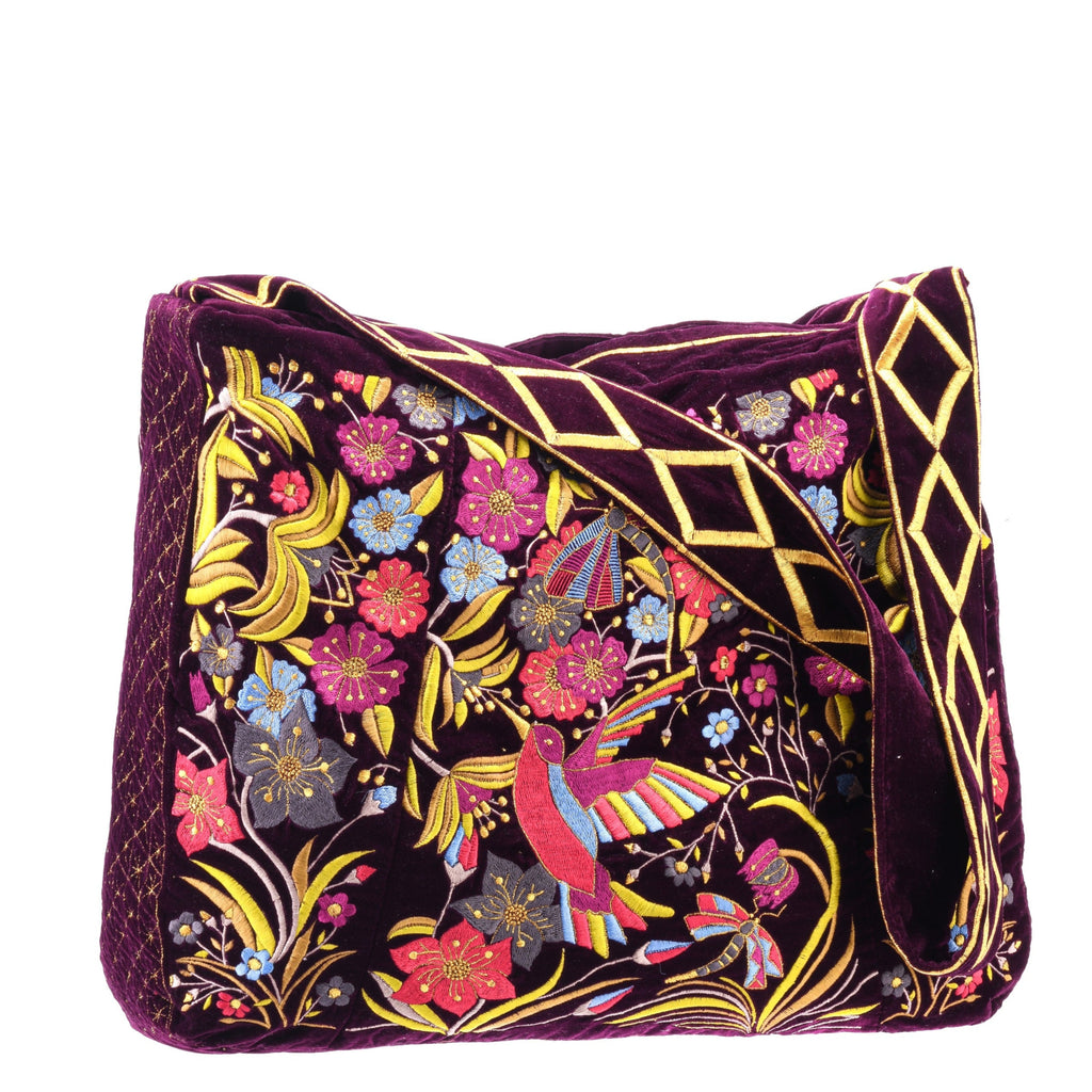 The Selena Luxe Tote Burgundy