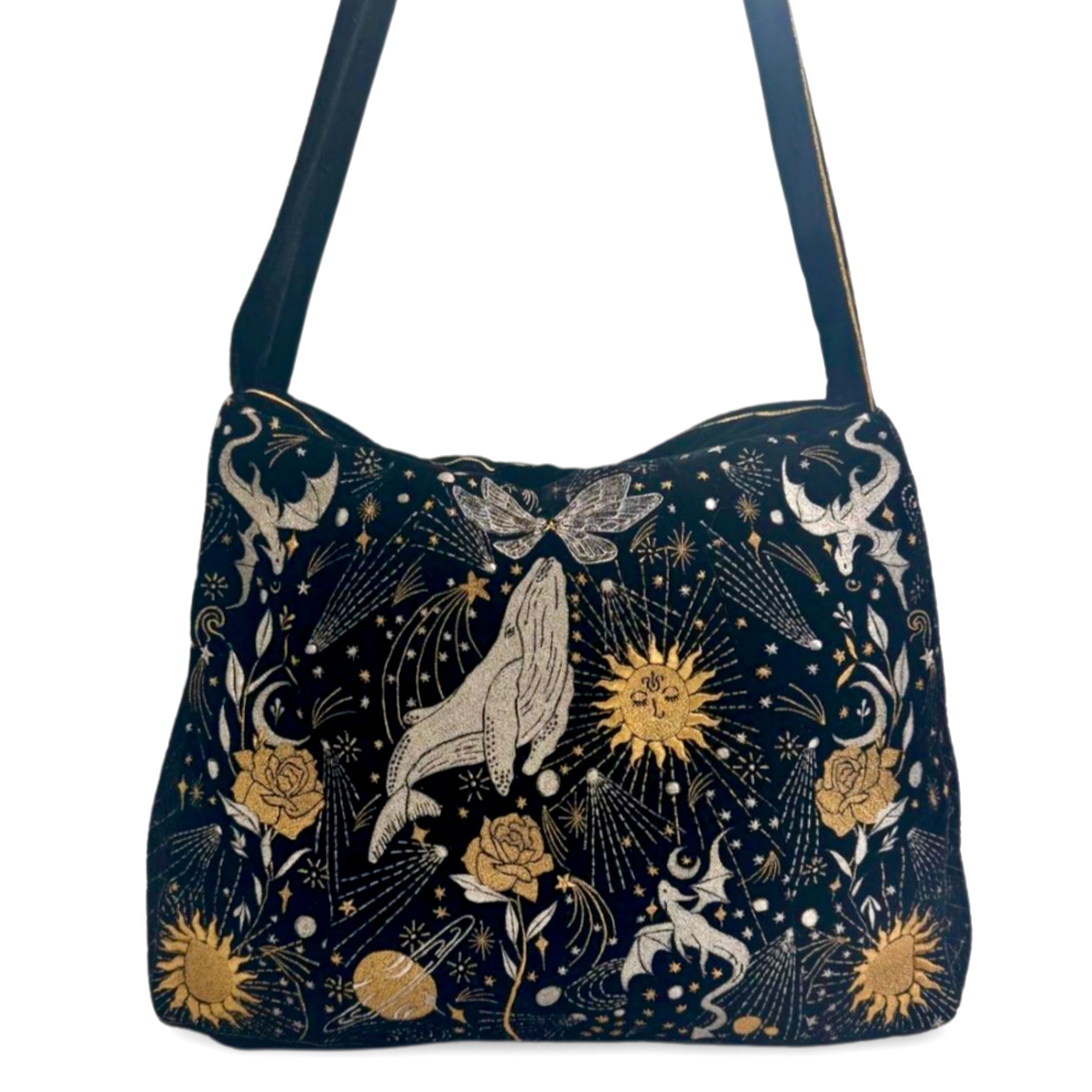 The Sitara Luxe Tote - Black