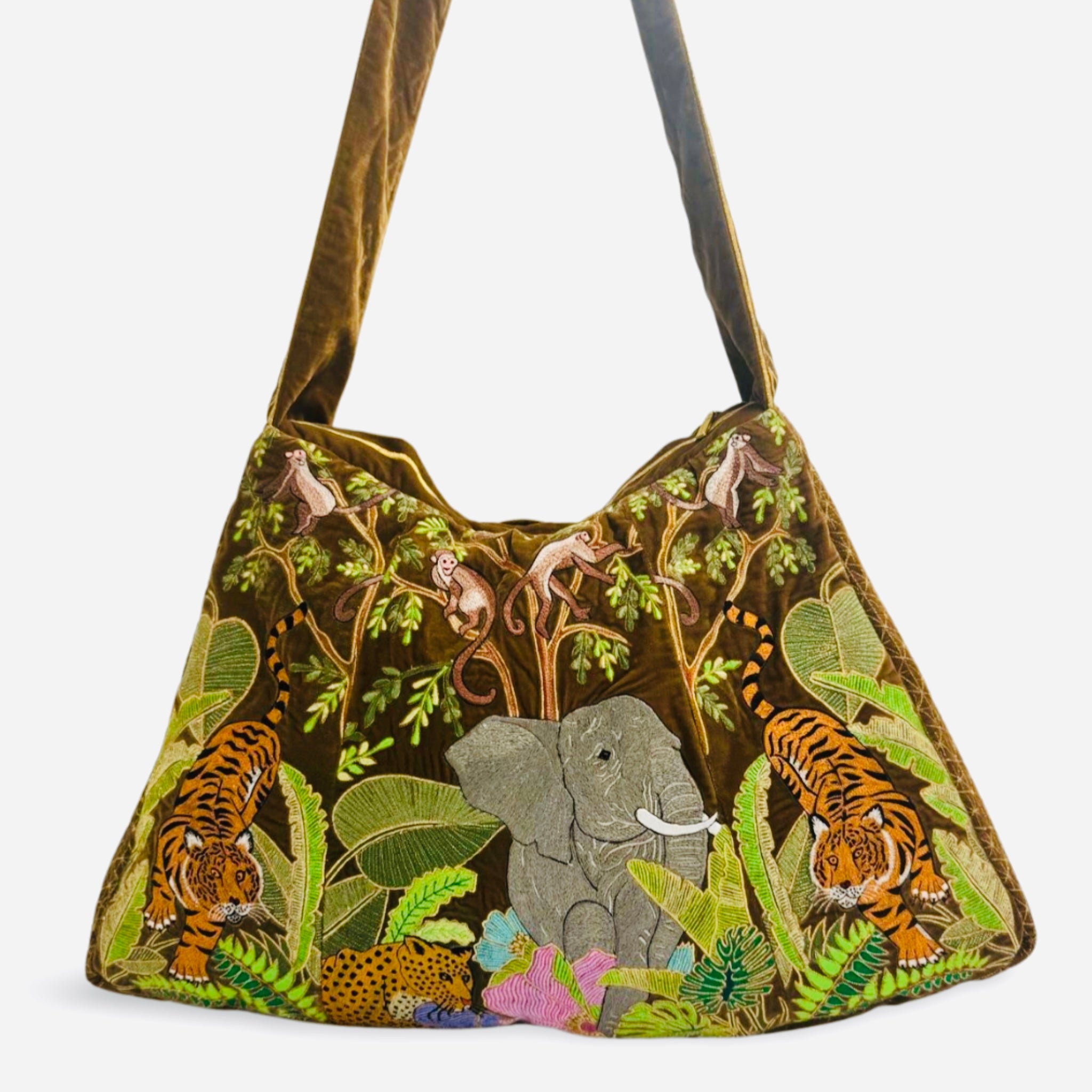 The Paloma Luxe Hobo Bag - Golden Brown