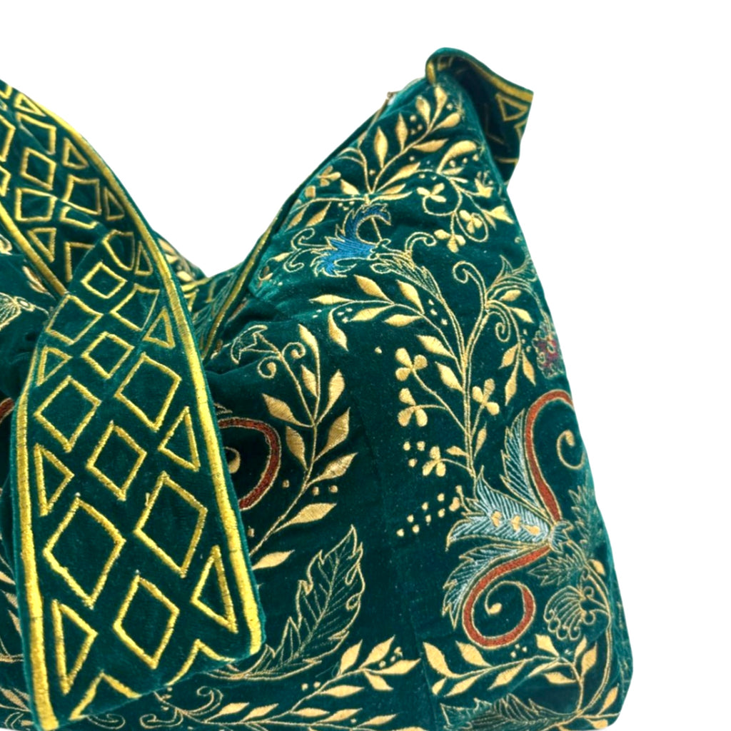 The Arabella Tote - Deep Green